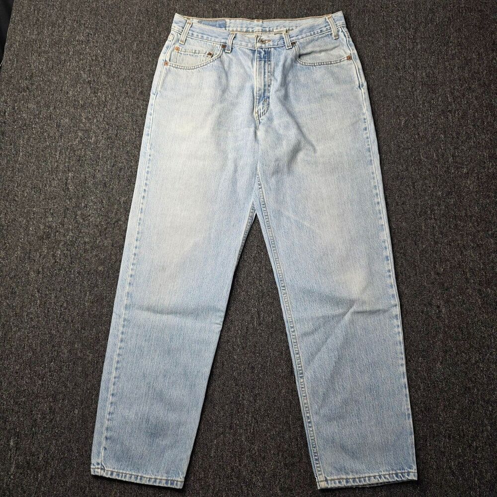Vintage Levi’s 550 Men’s Jeans 36x32 Relaxed Fit Light Stonewash Denim Y2K 2000